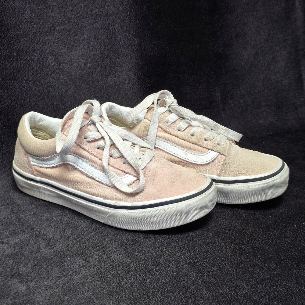 Vans Pink Off The Wall Old Skool Low Top Canvas Shoes